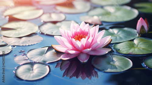 美しい蓮の花