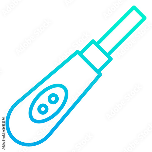Outline gradient Pregnancy test icon