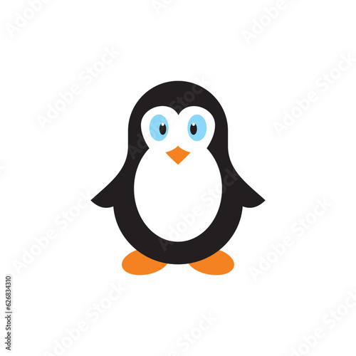 Penguin icon vector logo symbol