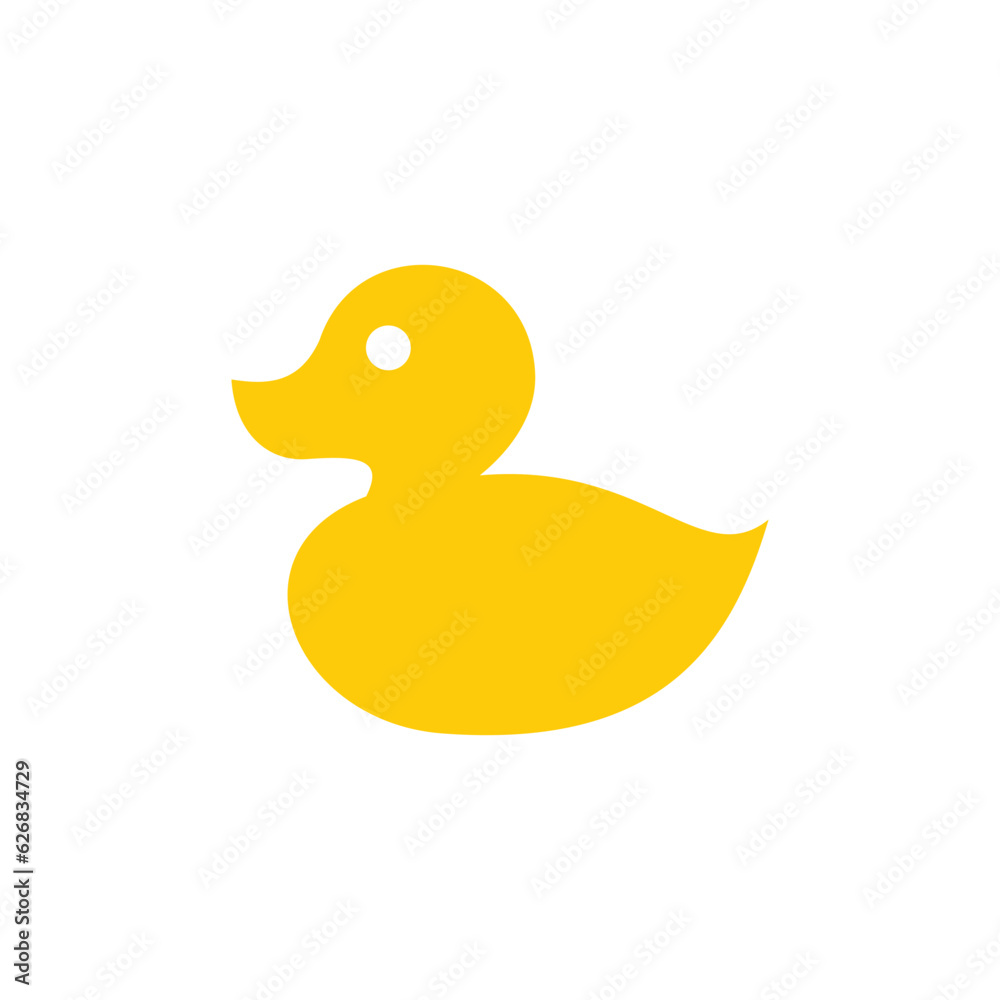 Rubber duck, ducky bath toy icon symbol Rubber duck, ducky bath toy icon symbol