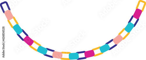 decoration garland for Jewish sukkah hut. Jewish Holiday Sukkot.