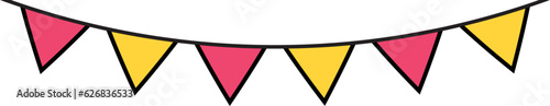 decoration garland for Jewish sukkah hut. Jewish Holiday Sukkot.