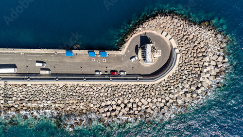 Puerto Rico, Mogan Pier, Gran Canaria, Spain, Atlantic Ocean Coast photo