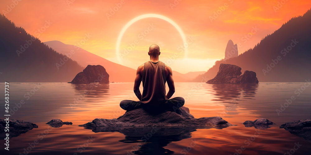 meditation and mindfulness to relieve stress and improve mental well-being. Generative Ai meditation and mindfulness to relieve stress and improve mental well-being. Generative Ai
