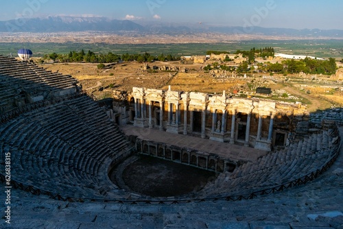 hierapolis theatre ruins photo
