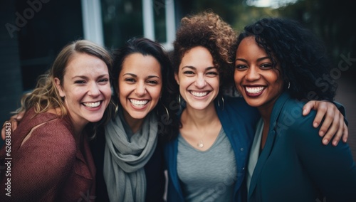 Empowering Women in the Workplace Inclusivity: Celebrating International Women's Day with Diversity Equity Inclusion (DEI) in the Education Industry with Multiracial Female Teachers.