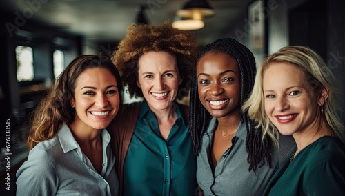 Empowering Women in the Workplace Inclusivity: Celebrating International Women\'s Day with Diversity Equity Inclusion (DEI) in the Education Industry with Multiracial Female Teachers.