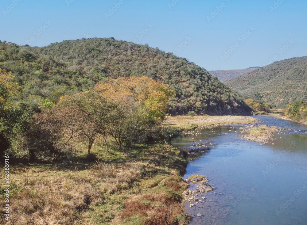 Mkomanzi River Valley in South Africa