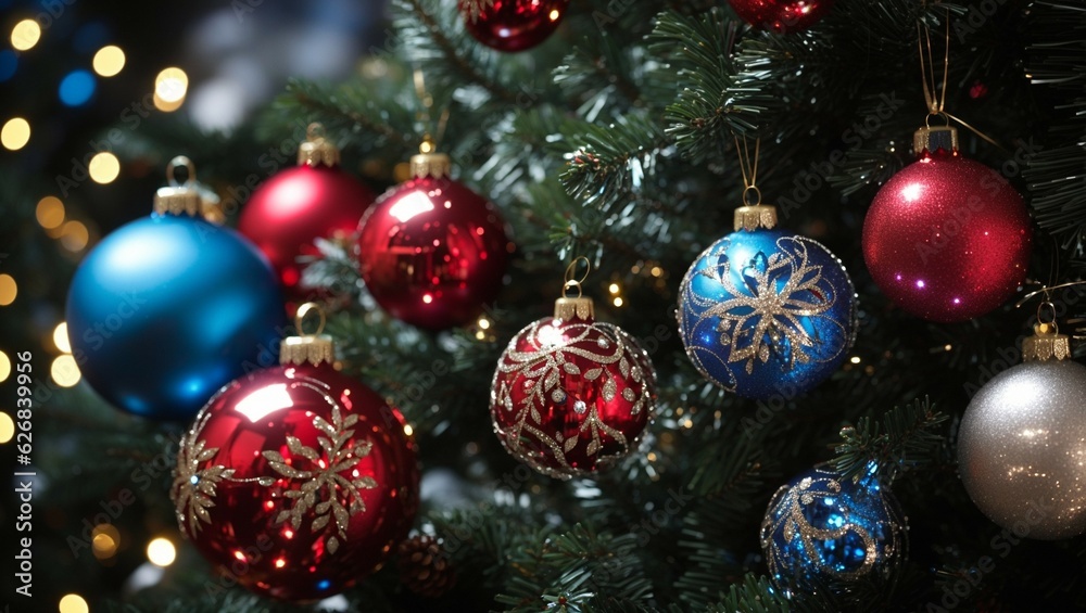 Embrace Festive Glitz: Adding Sparkle to Your Christmas Tree and Baubles Amidst Twinkling Lights! Embrace Festive Glitz: Adding Sparkle to Your Christmas Tree and Baubles Amidst Twinkling Lights!