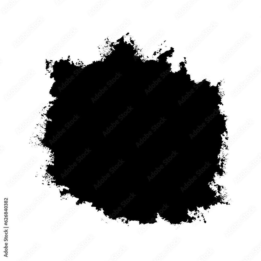 Vector ink splat. Abstract blot. Abstract background. Flat.