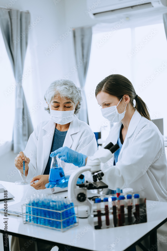Scientist team meeting and writing analysis results in the laboratory study and analyze scientific sample for global warming, analytics and tech.. Scientist team meeting and writing analysis results in the laboratory study and analyze scientific sample for global warming, analytics and tech..