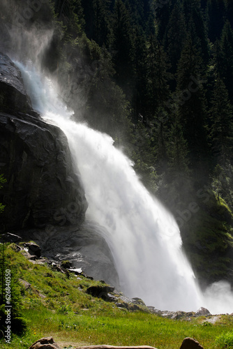 Krimmler Wasserfälle, Fallhöhe 385 m, Krimml, Salzburger Land, Österreich, Europa © Aggi Schmid