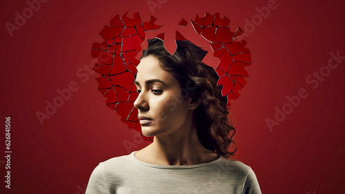 Fractured Emotions A Mind Weighed Down by Heartbreak and Sorrow