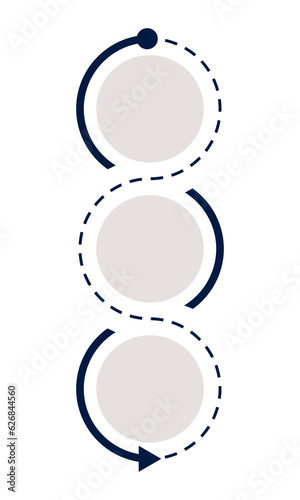 Repetitive process brochure element design. Step by step strategy. Vector illustration with empty copy space for text. Editable shape for poster decoration. Creative and customizable frame