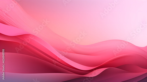 abstrakte Welle in den Farben Rosa und Lila, im Stil subtiler Farbverläufe Generative Ai