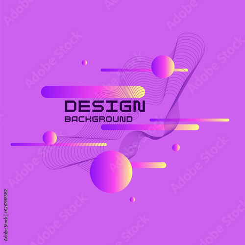 Abstract background with simple elements. An image with a composition of geometric elements and shapes.