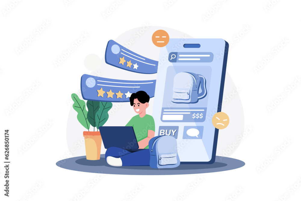 Customers provide feedback on products they have purchased to improve the quality of service.