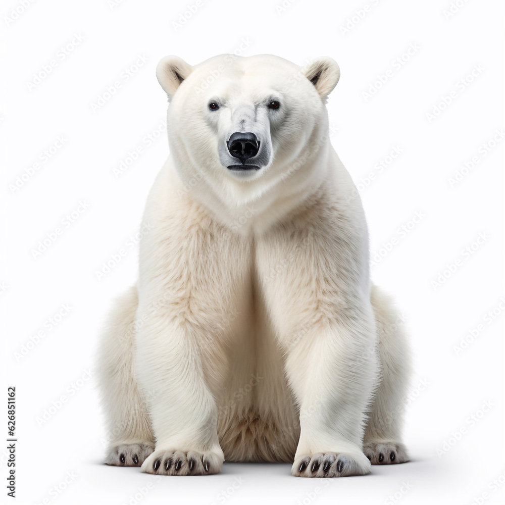 Beautiful wild beast bear looking forward is shown in full length, Ai generated Beautiful wild beast bear looking forward is shown in full length, Ai generated
