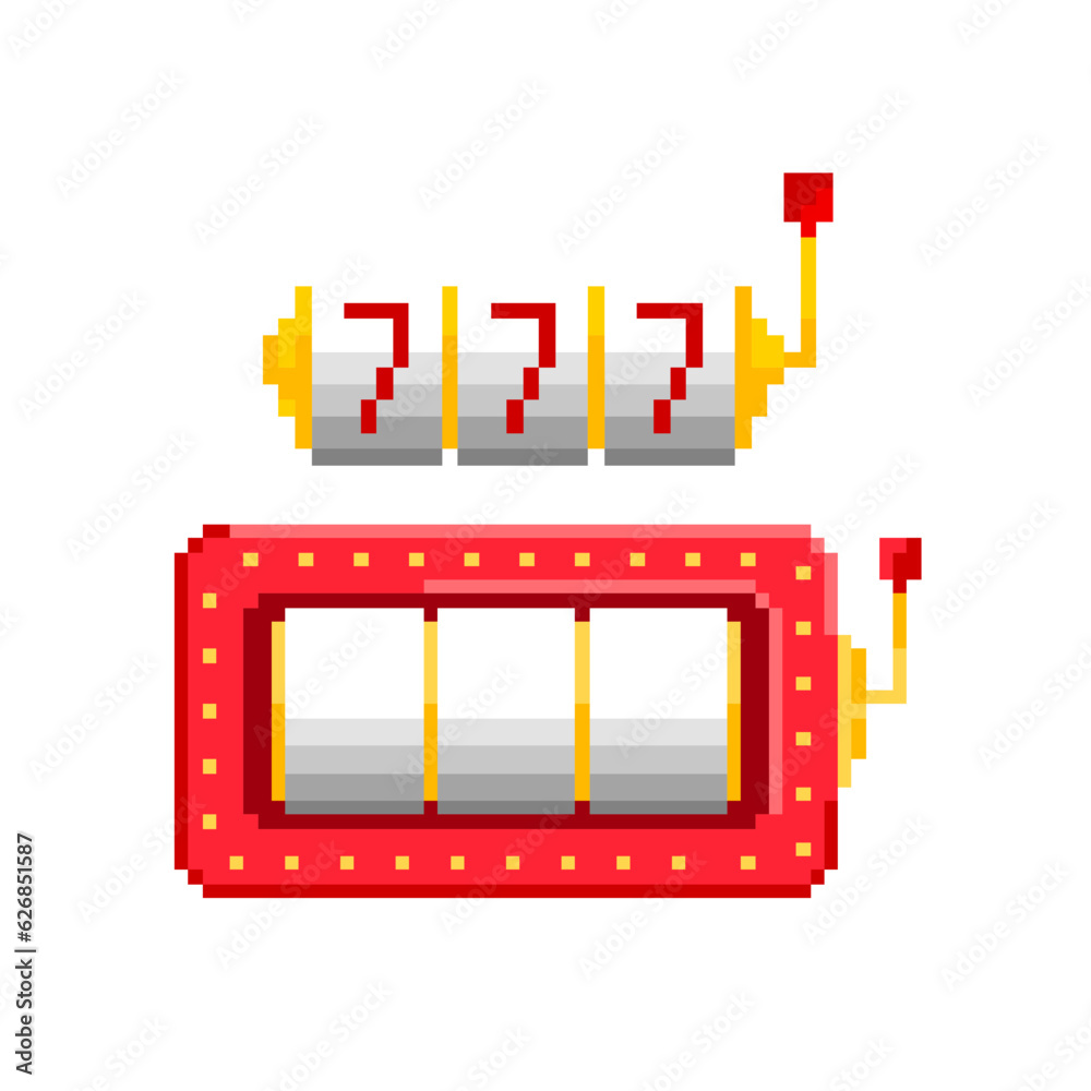 Casino 8-bit icons. Pixel art. Games elements. Casino 8-bit icons. Pixel art. Games elements.