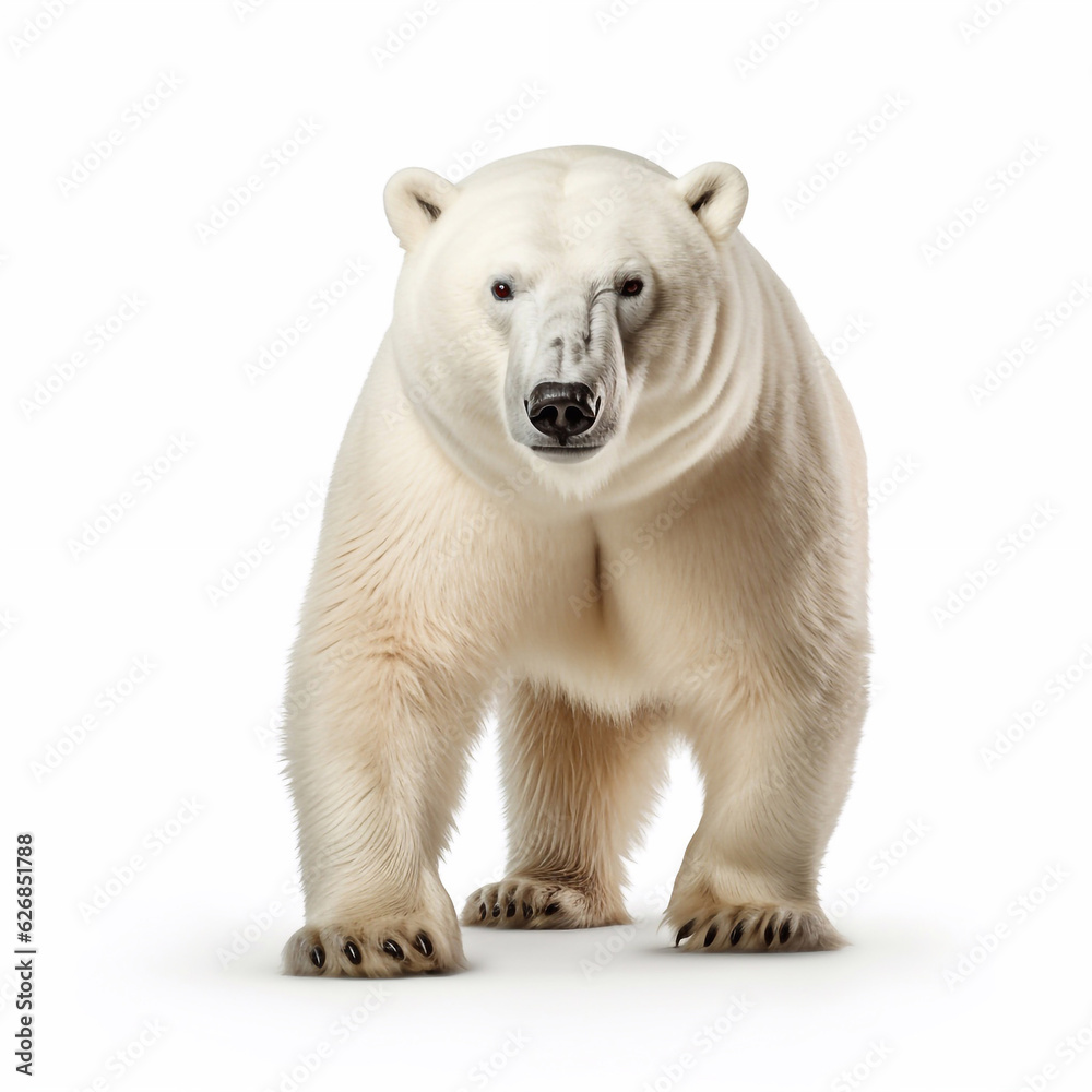Beautiful wild beast bear looking forward is shown in full length, Ai generated Beautiful wild beast bear looking forward is shown in full length, Ai generated