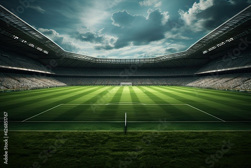 stadium field view from the inside banner 