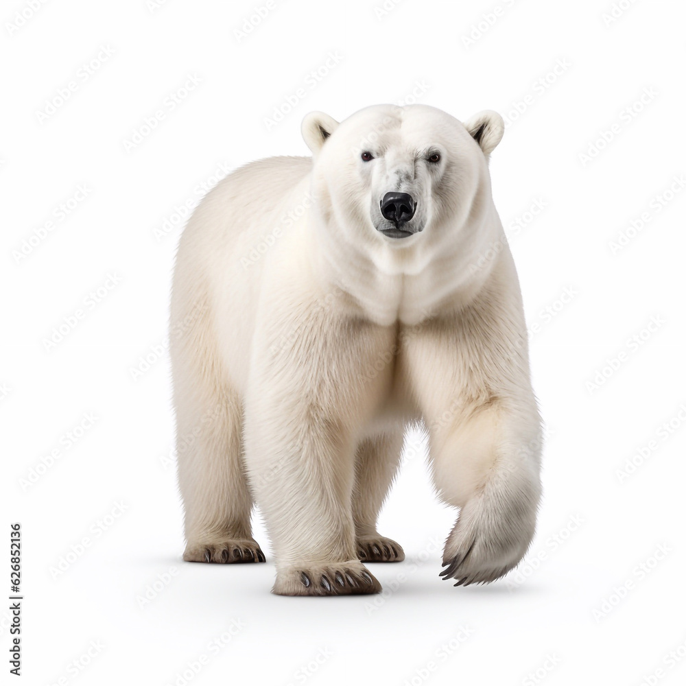 Beautiful wild beast bear looking forward is shown in full length, Ai generated Beautiful wild beast bear looking forward is shown in full length, Ai generated
