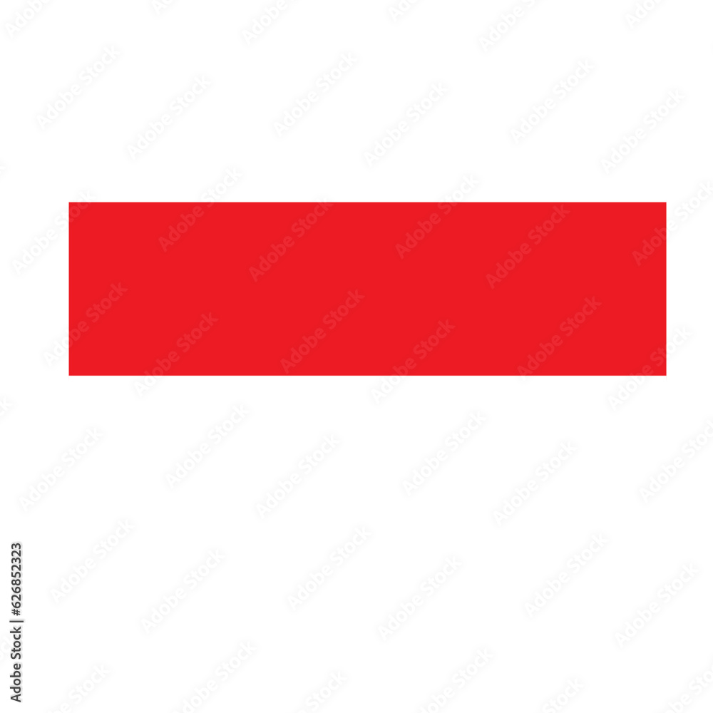 Obraz premium Indonesia Flag Geometry Shape