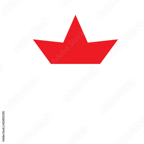 Indonesia Flag Geometry Shape