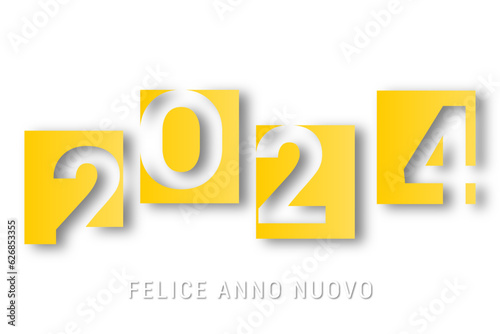 felice anno nuovo - buon anno 2024	