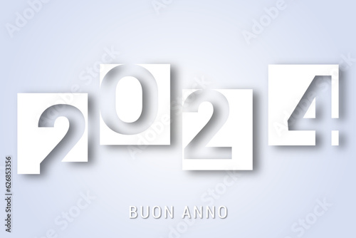 felice anno nuovo - buon anno 2024	