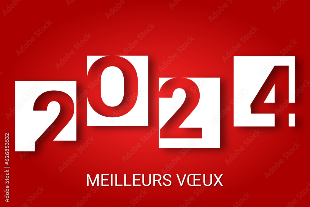 2024 - Meilleurs vœux - Bonne année 2024 - Meilleurs vœux - Bonne année