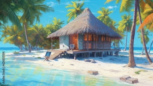 maldives bungalow