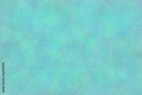Turquoise background, blending of green and blue shades, blurred geometric pattern, pastel wallpaper