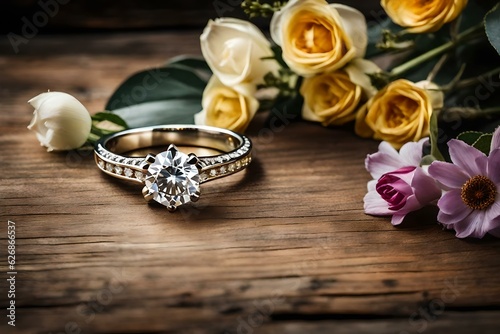 rings and flowers