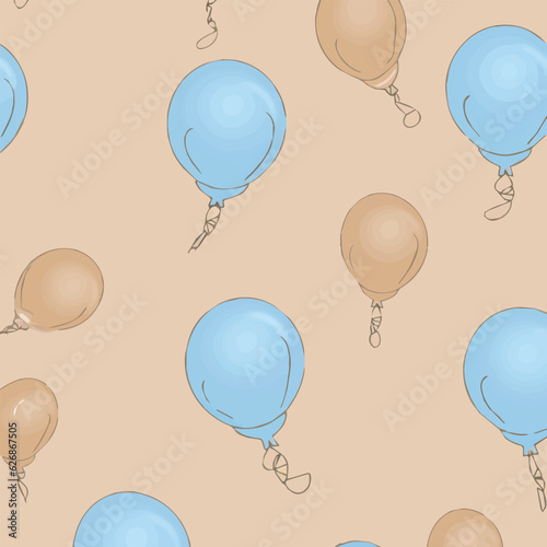 Happy Birthday Seamless Pattern