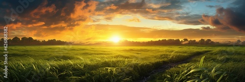 Breathtaking view photo realistic illustration - Generative AI.