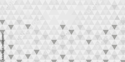 Fototapeta Naklejka Na Ścianę i Meble -  Abstract background seamless geometric pattern with shapes. Abstract geometric background triangle wallpaper. Gray polygonal background.