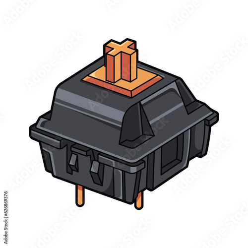 Keyboard Switch Vector Illustration