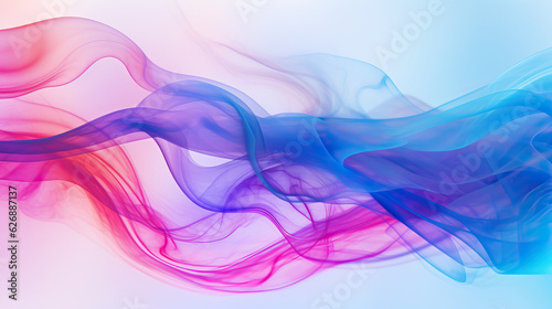 Colorful Flowing Smoke created with GenAI