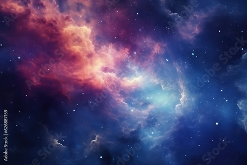 Colorful Space Cloud created with GenAI