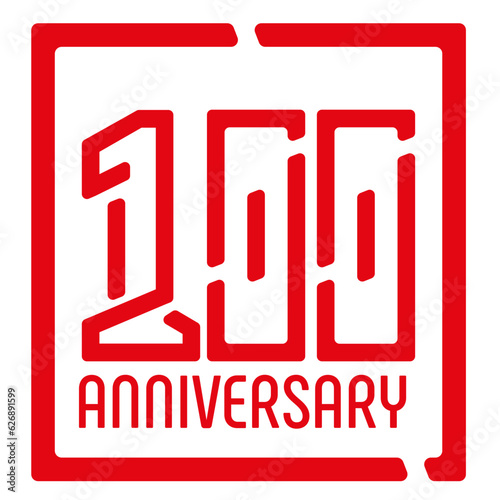 100th anniversary typographic logo work