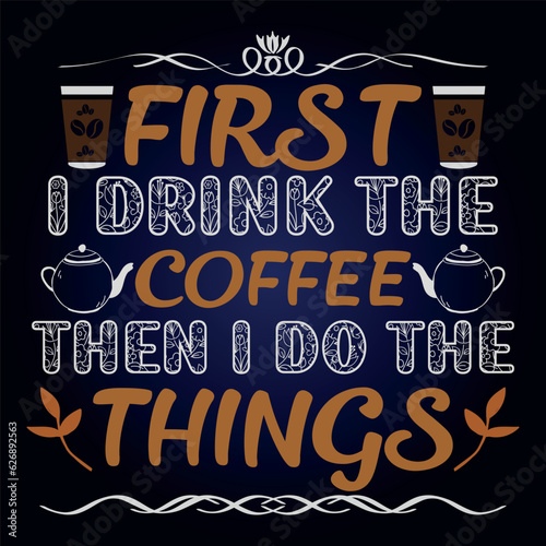 creative Coffee t-shirt design typography vector graphic. life begins after coffee. Shirt design, T-shirt Design vector, café, black, cup, drink, quote,