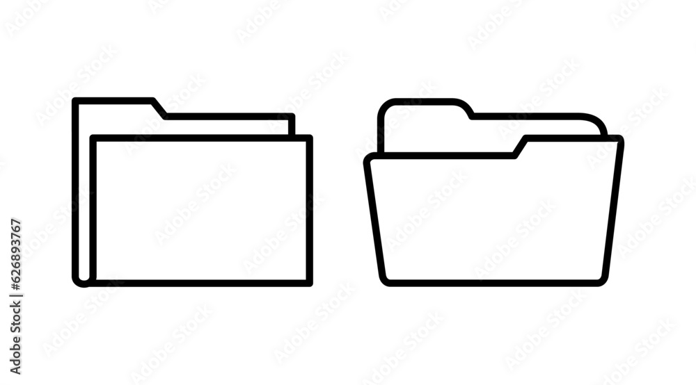 Folder icon vector. document folder icon Folder icon vector. document folder icon