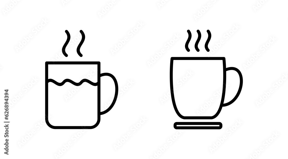 Cup coffee icon vector. coffee cup icon. mug Cup coffee icon vector. coffee cup icon. mug