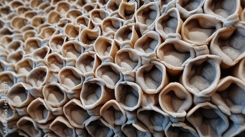 Close-up texture and pattern on an organic formation