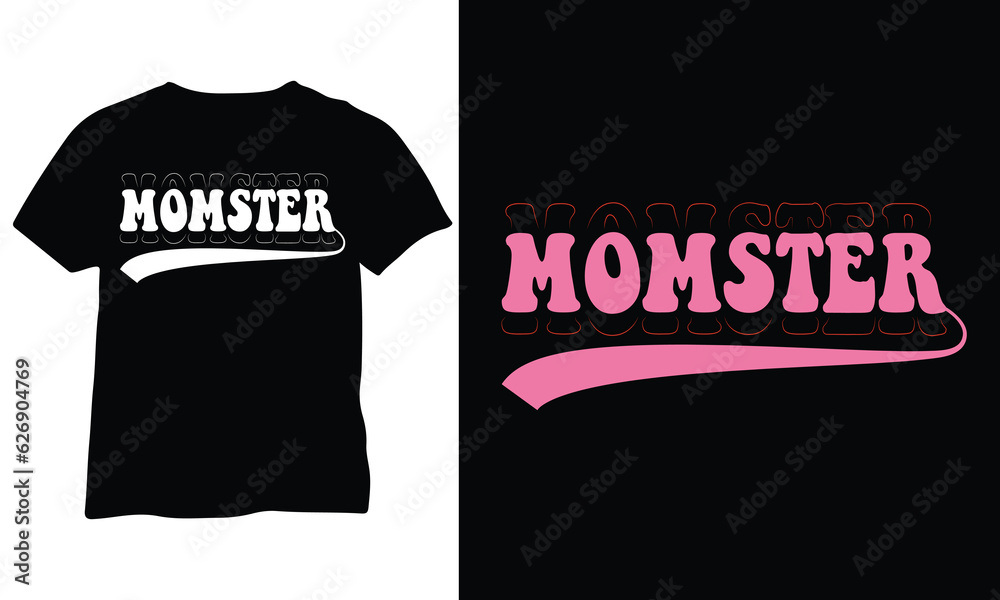 Mom ster Eps shirt Mom vector Momster Halloween Mom eps vector design