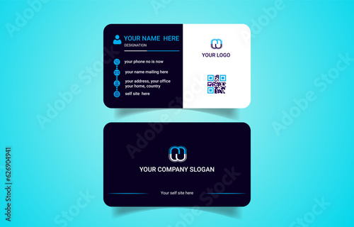Wallpaper Mural  Unique minimalistic  modern business card design template Torontodigital.ca