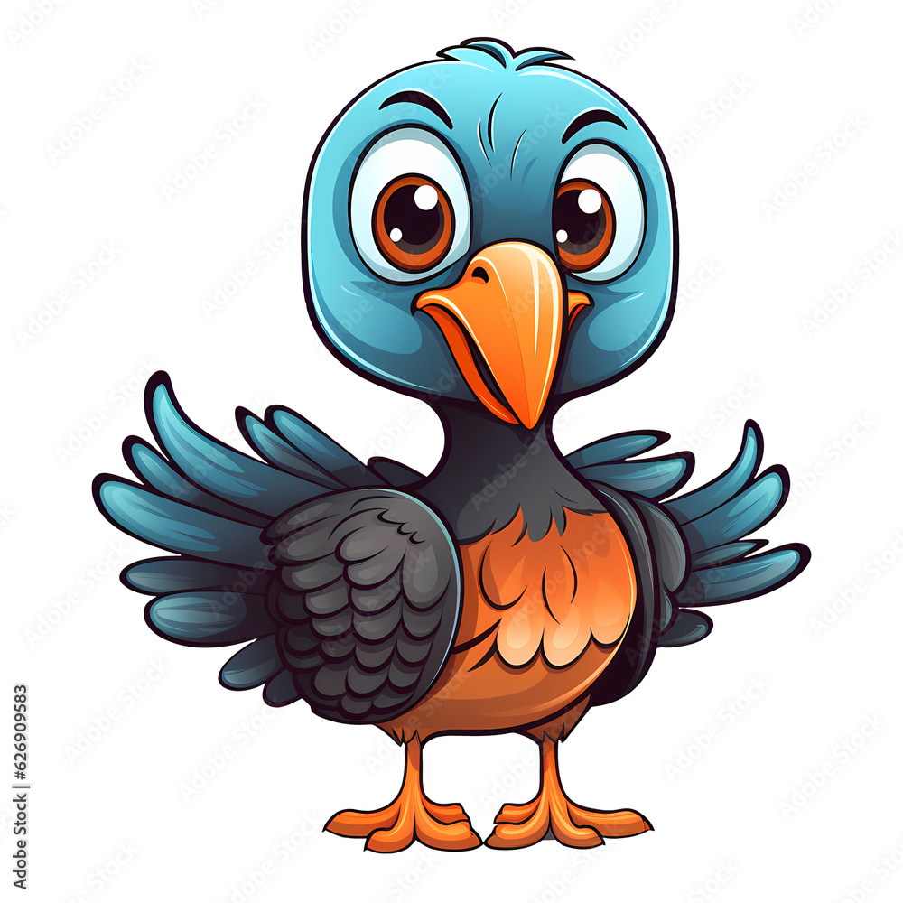 Cute Funny Turkey Clipart Illustration Al Generated