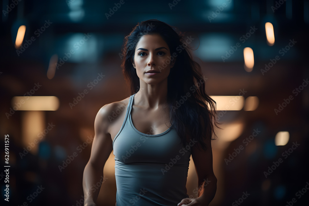 Women's Gym Exercise - Generative AI