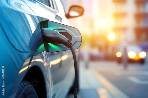 Eco-Friendly Electric Car Charging - Generative AI